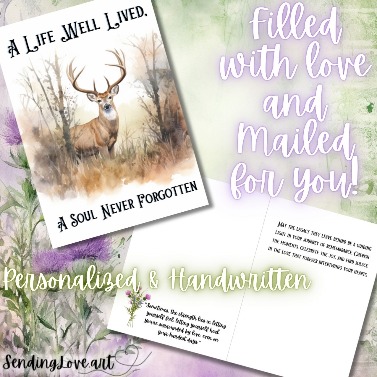 Grief Support - Single Card