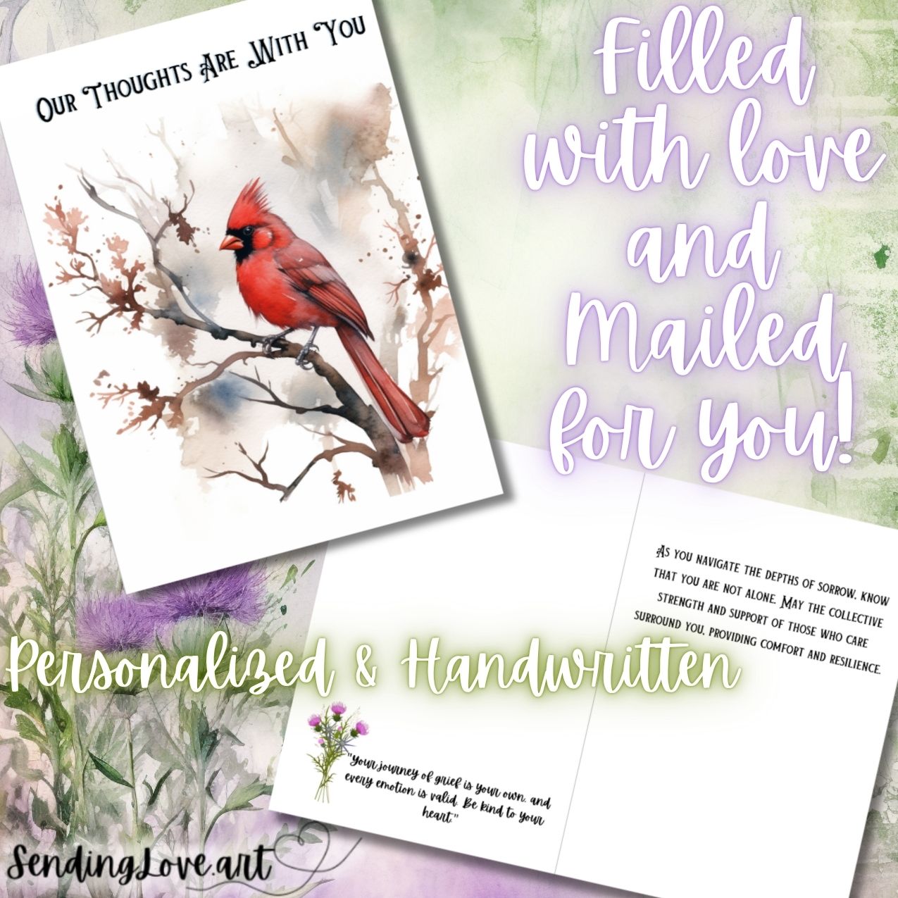 Grief Support - Single Card