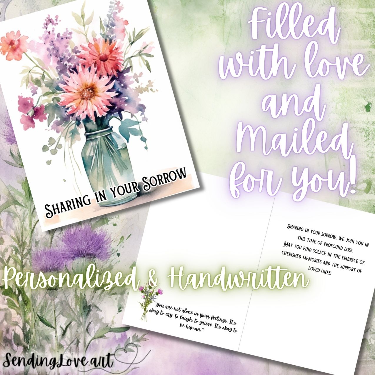 Grief Support - Single Card
